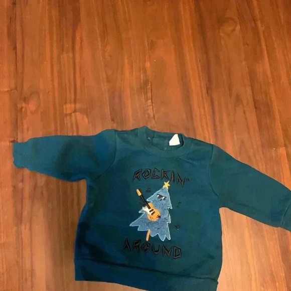 PL Baby Christmas Tree Set – Teal & Yellow (Size 6 months) | Cozy & Festive! - Picture 3 of 5